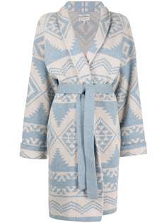Woolrich пальто-кардиган жаккардовой вязки