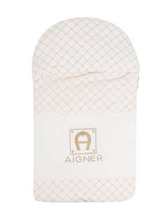Aigner Kids спальный конверт с монограммой
