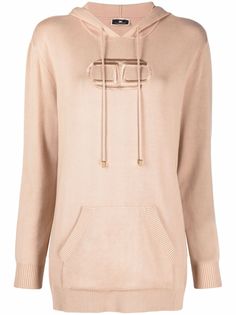 Elisabetta Franchi худи с вышитым логотипом