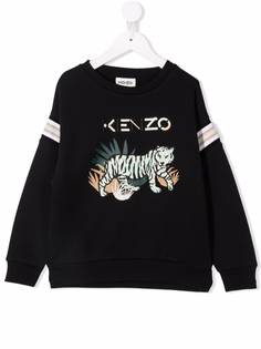 Kenzo Kids джемпер с вышитым логотипом