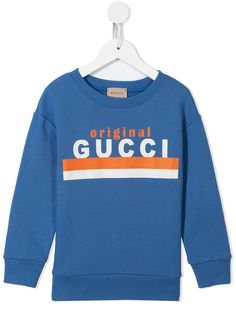 Gucci Kids толстовка с логотипом