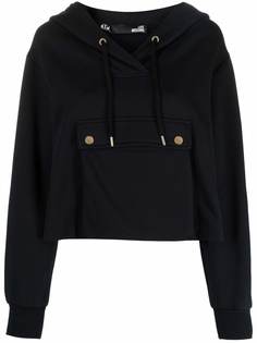 Love Moschino худи с нашивкой-логотипом