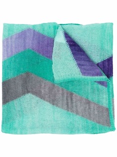 Missoni шарф с узором зигзаг
