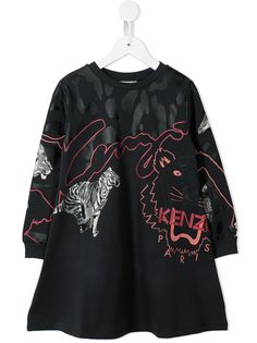 Kenzo Kids платье с логотипом