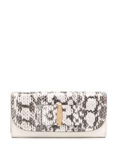 Salvatore Ferragamo кошелек Vara Bow с тиснением под кожу змеи