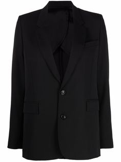 AMI Paris однобортный блейзер