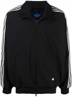 adidas спортивная куртка на молнии с полосками