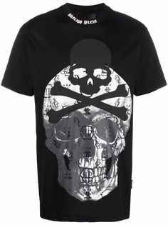 Philipp Plein футболка с принтом Skull