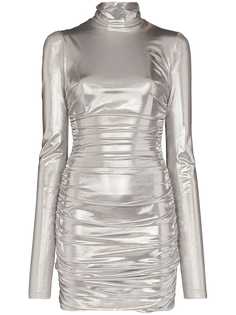 Dolce & Gabbana платье мини с высоким воротником