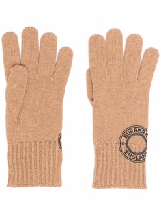 Burberry перчатки с логотипом