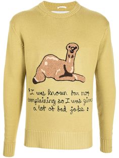 BODE джемпер с нашивкой Alpaca