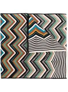 Missoni шарф с узором зигзаг