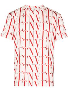 Valentino футболка с принтом VLTN Times