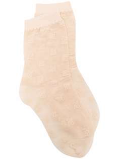 Fendi носки с вышивкой FF