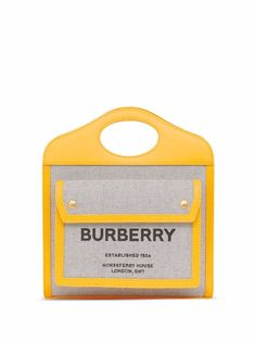 Burberry сумка-тоут Pocket размера мини