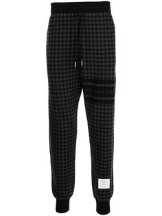 Thom Browne клетчатые спортивные брюки с полосками 4-Bar