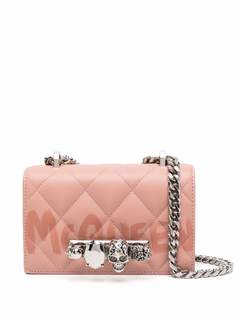 Alexander McQueen мини-сумка Jewelled с логотипом Graffiti