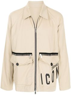 Dsquared2 куртка-рубашка Icon с логотипом
