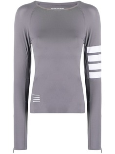 Thom Browne компрессионный топ с полосками 4-Bar и длинными рукавами