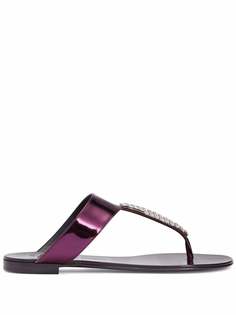 Giuseppe Zanotti сандалии Cleta с кристаллами