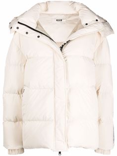 MSGM пуховик с потайной застежкой
