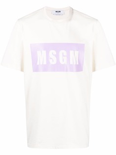 MSGM футболка с логотипом