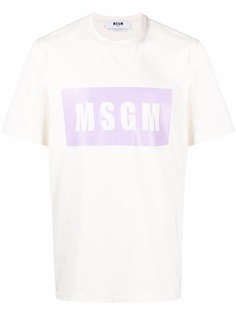 MSGM футболка с логотипом