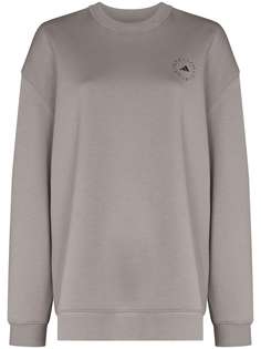 adidas by Stella McCartney толстовка с круглым вырезом и логотипом