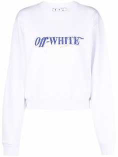 Off-White укороченная толстовка Pen Face