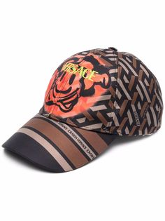 Versace кепка с принтом GV Signature