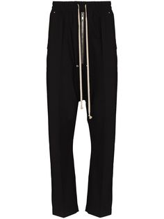 Rick Owens брюки Bela с низким шаговым швом