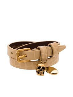 Alexander McQueen браслет с подвеской Skull