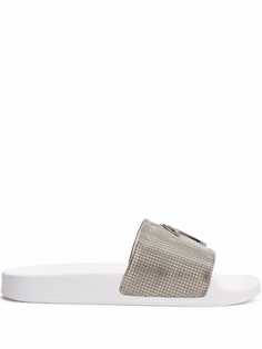 Giuseppe Zanotti шлепанцы Brett с логотипом