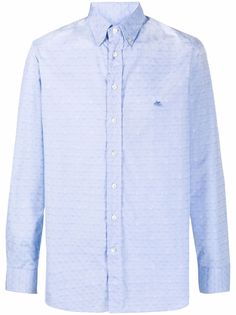 ETRO рубашка с вышивкой