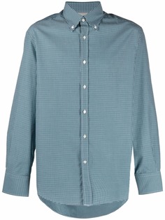 Brunello Cucinelli рубашка в клетку гингем