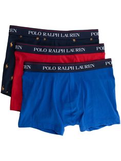 Polo Ralph Lauren комплект из трех пар боксеров с вышитым логотипом