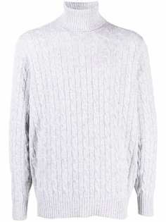 Brunello Cucinelli кашемировый джемпер фактурной вязки