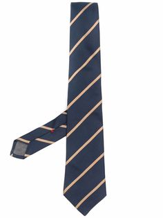 Brunello Cucinelli галстук в диагональную полоску