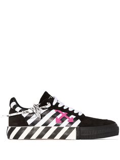 Off-White кеды в полоску Diag