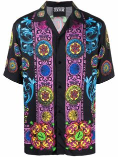 Versace Jeans Couture рубашка с принтом Barocco
