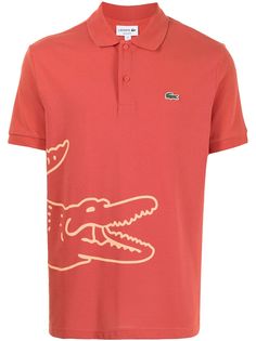 Lacoste рубашка поло с короткими рукавами и логотипом