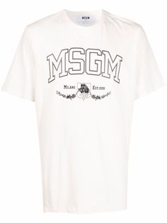 MSGM футболка Est. 2009 с логотипом