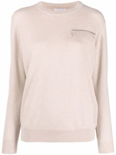 Brunello Cucinelli джемпер с нагрудным карманом