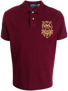 Polo Ralph Lauren рубашка поло с вышивкой