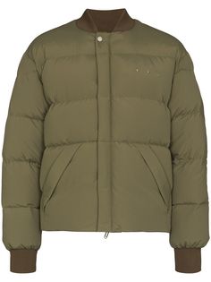 Off-White пуховик с логотипом Arrow
