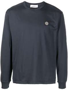 Stone Island футболка с нашивкой-логотипом