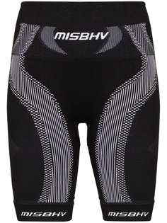 MISBHV облегающие спортивные шорты с завышенной талией