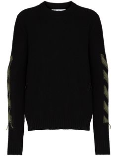 Off-White Arrows motif knitted jumper