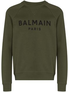 Balmain толстовка с круглым вырезом и логотипом