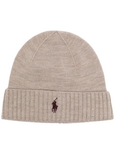 Polo Ralph Lauren шапка бини с вышитым логотипом